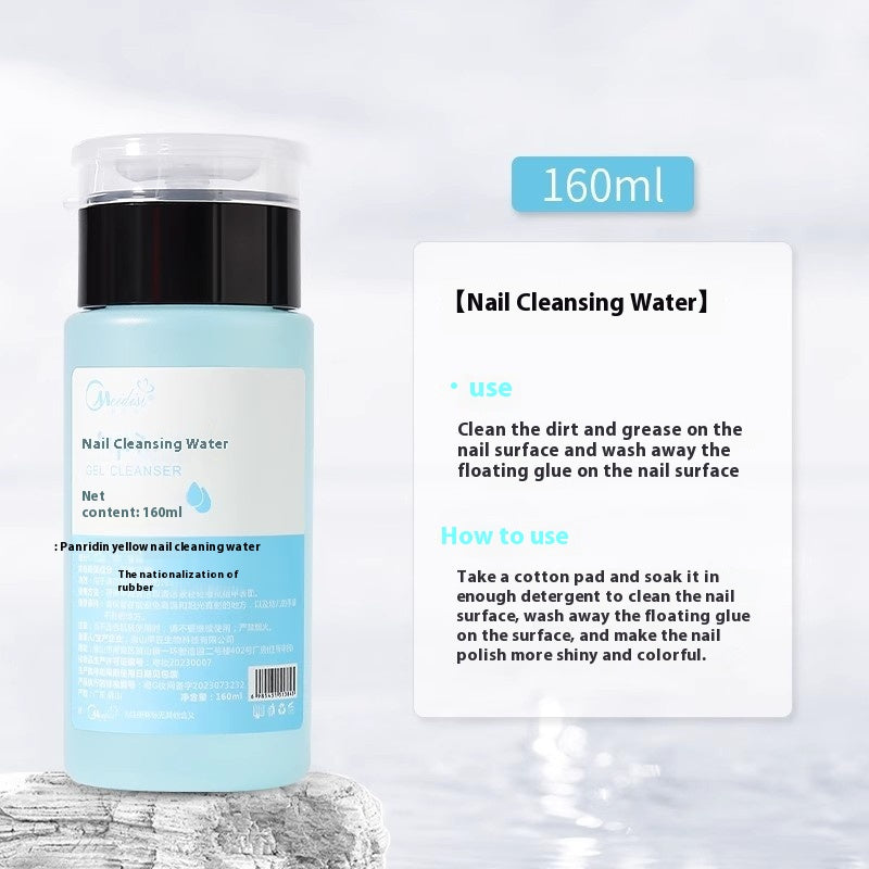 Nail Art Press Bottle Cleaning Solution for Nail Removal & Care - 1000ml