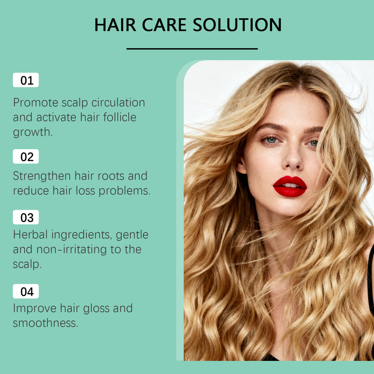 Hair Nourishing Smoothing Essence Set - 6 Bottles with Roller