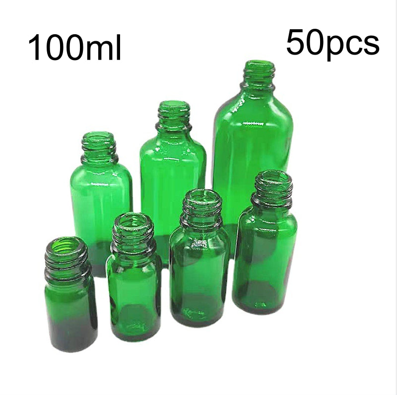 Trial Pack Empty Glass Dropper Bottles with Large Caps - Multiple Sizes & Quantities