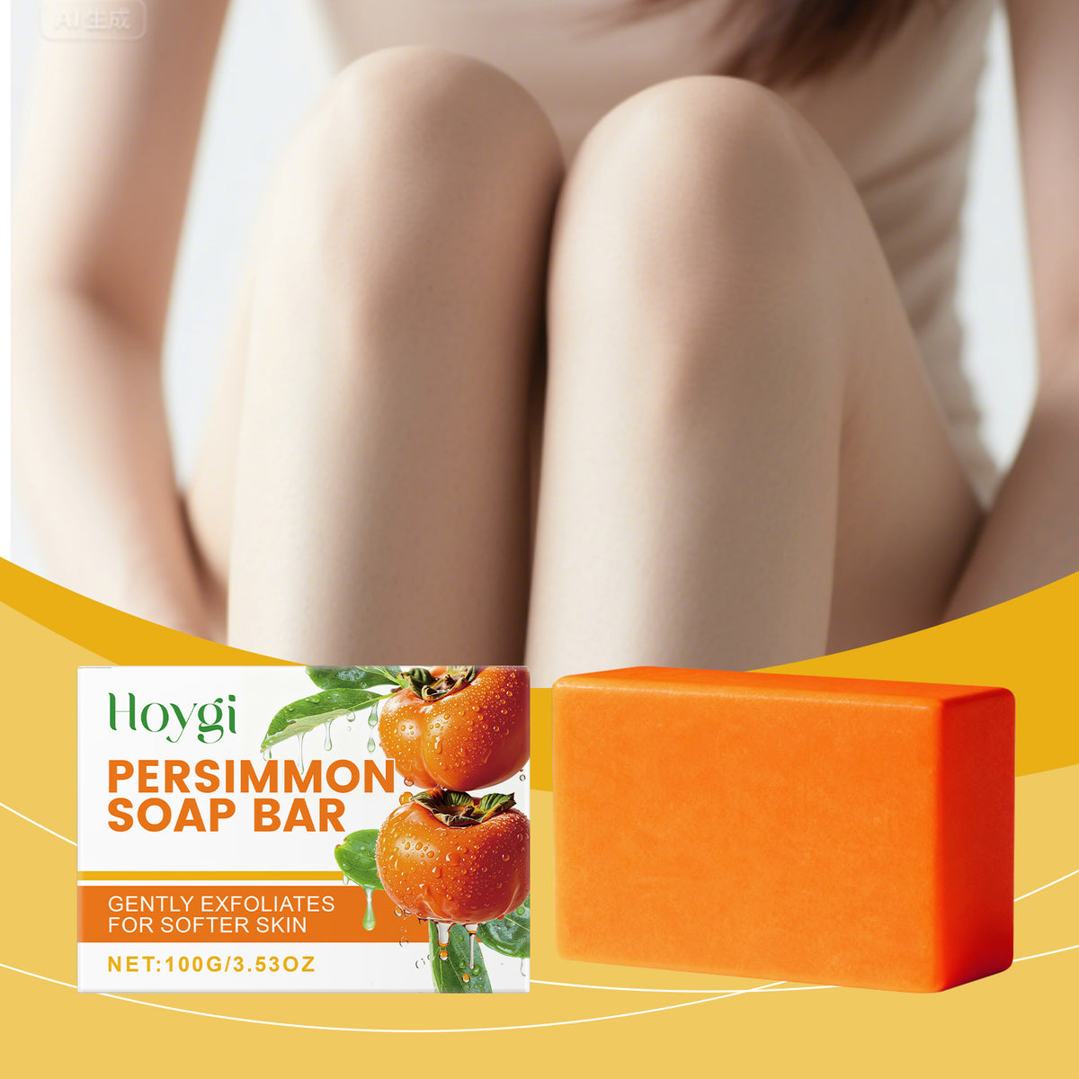 Persimmon Moisturizing Bath Soap - 100g
