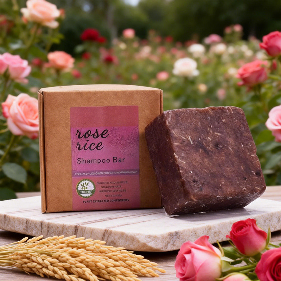Rose Rice Shampoo Bar – 90g