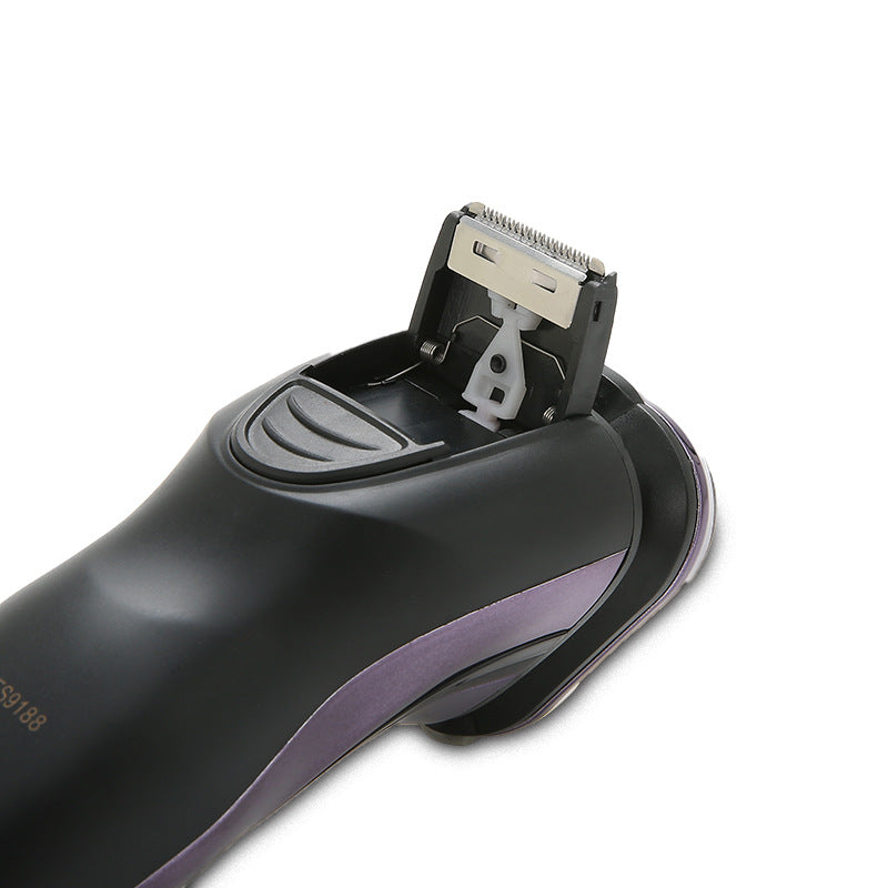 Electric Men's Shaver USB Rechargeable - Purple