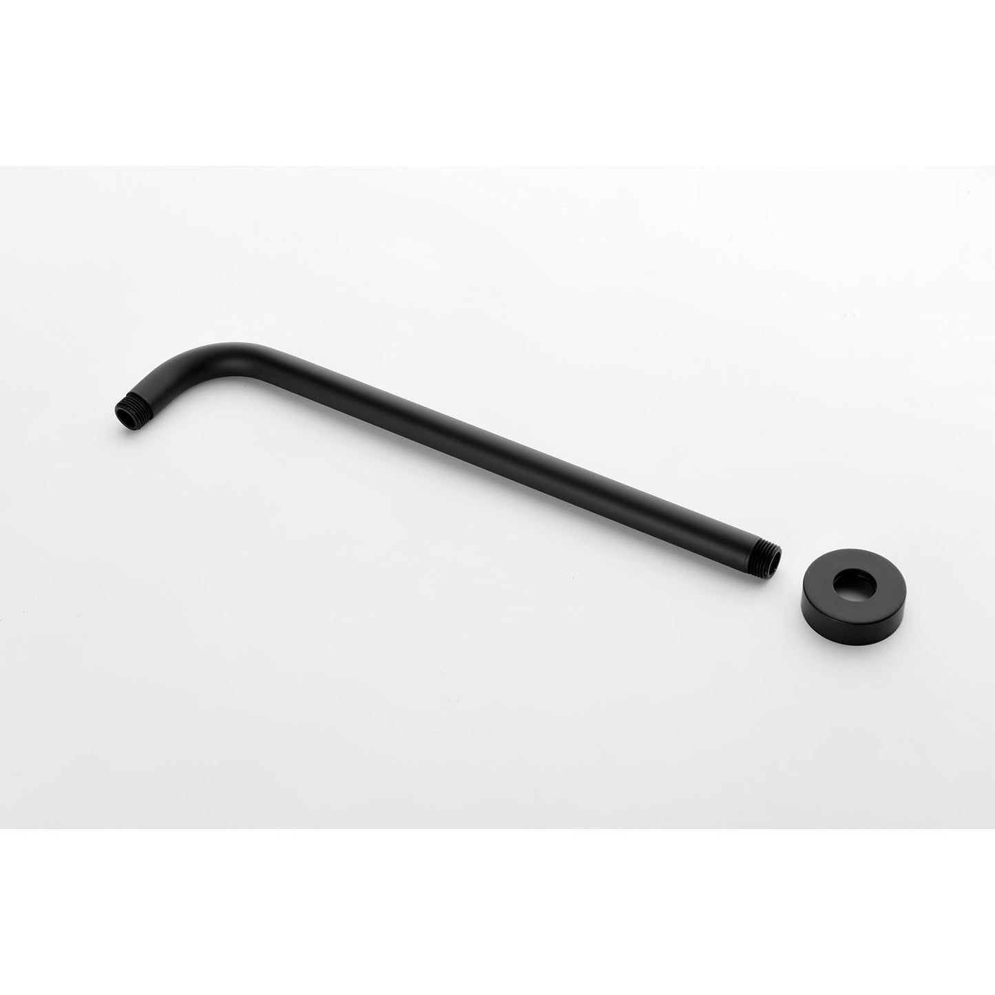 Wall-Mounted Shower System with Rain Shower Head - Matte Black
