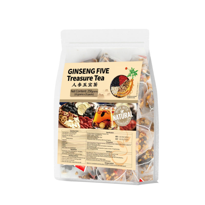 Ginseng Wubao Tea - 25 Sachets (250g)