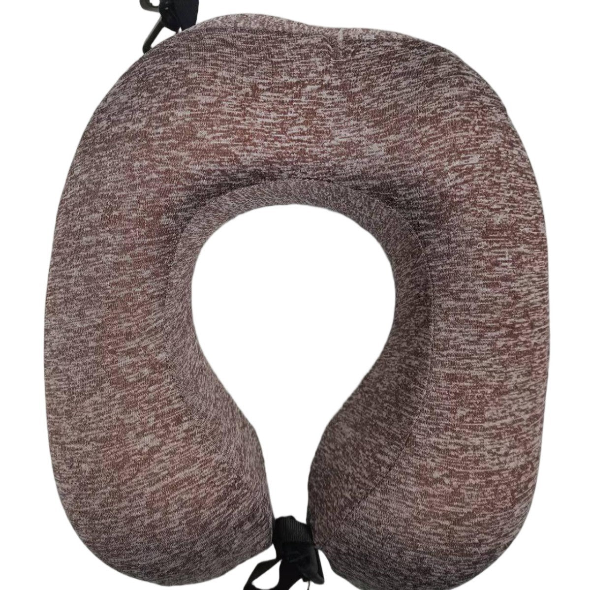 Memory Foam U-Shaped Neck Pillow with Removable Cover for Travel and Office