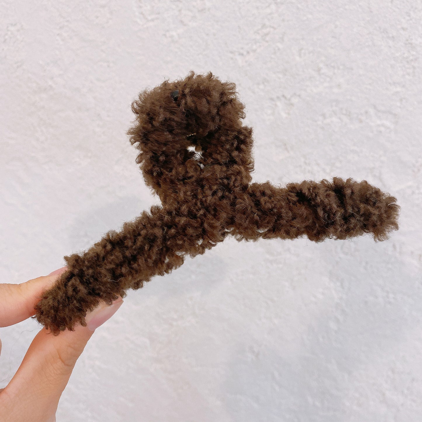 Large Plush Hair Clip with Elegant Design for Hair Accessories