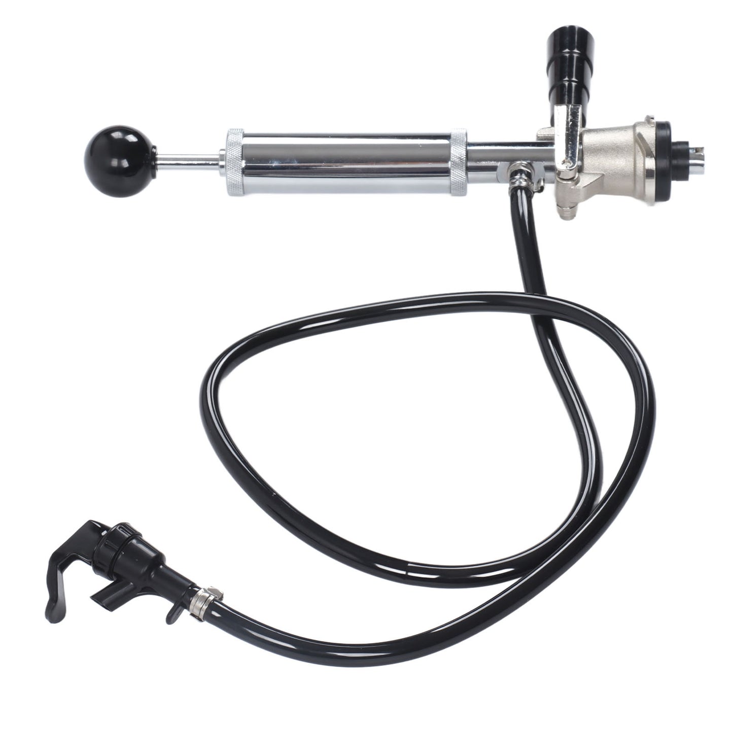 Beer Keg Pump Leakproof Rustproof Stainless Steel Quick Tap S Type