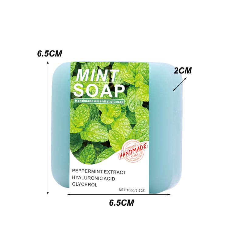 Peppermint Essential Oil Soap Bar - 100g
