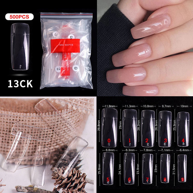 French Pointed Non-Marking Ballet Nail Art Tools - Transparent