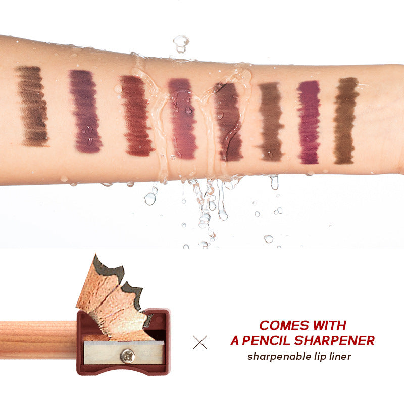 Matte Lip Liner Set 8 Colors Waterproof Natural Lipstick Makeup