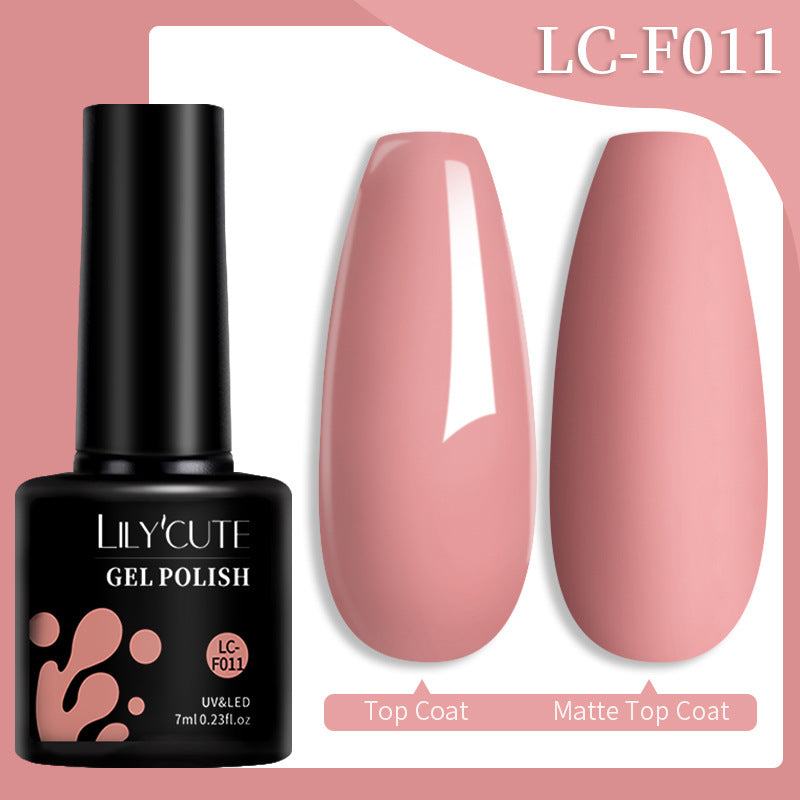 Colored Glitter Nail Glue Set for Nail Art - Waterproof & Non-Flushing