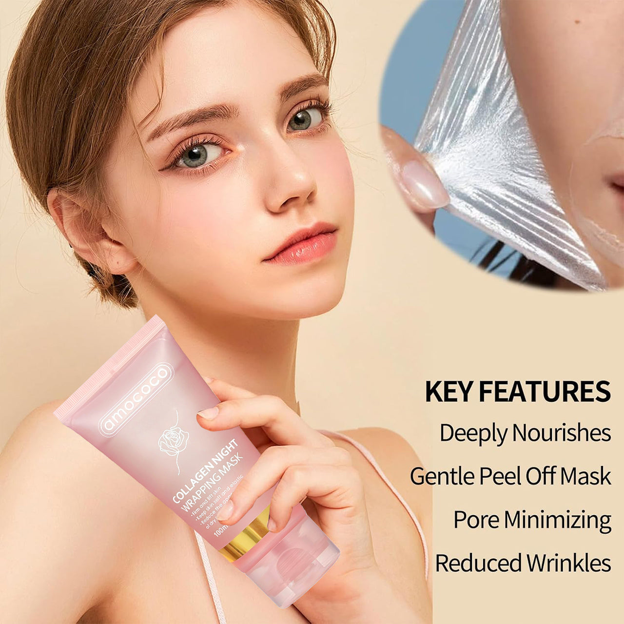 Collagen Night Wrapping Mask - Firming & Hydrating Overnight Facial Care