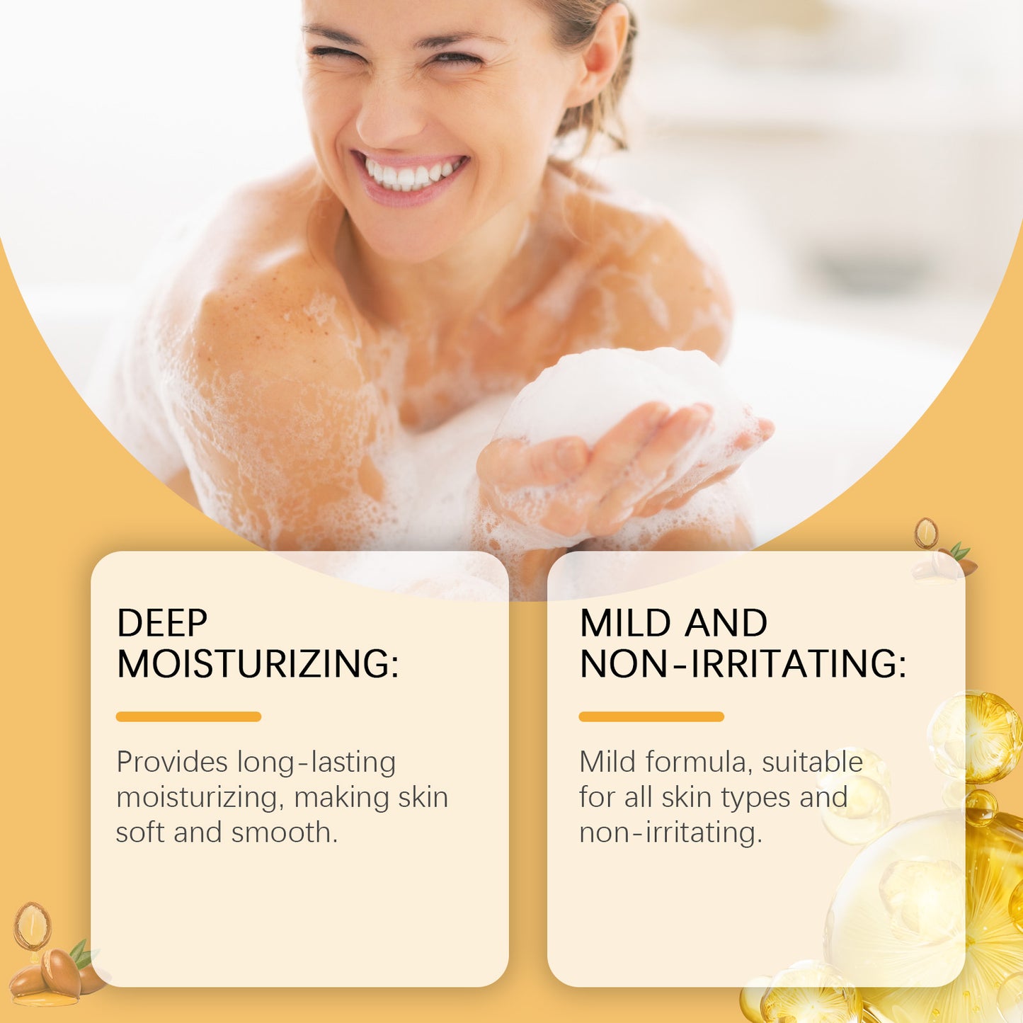 Orange Peel Moisturizing Body Soap with Niacinamide & Collagen