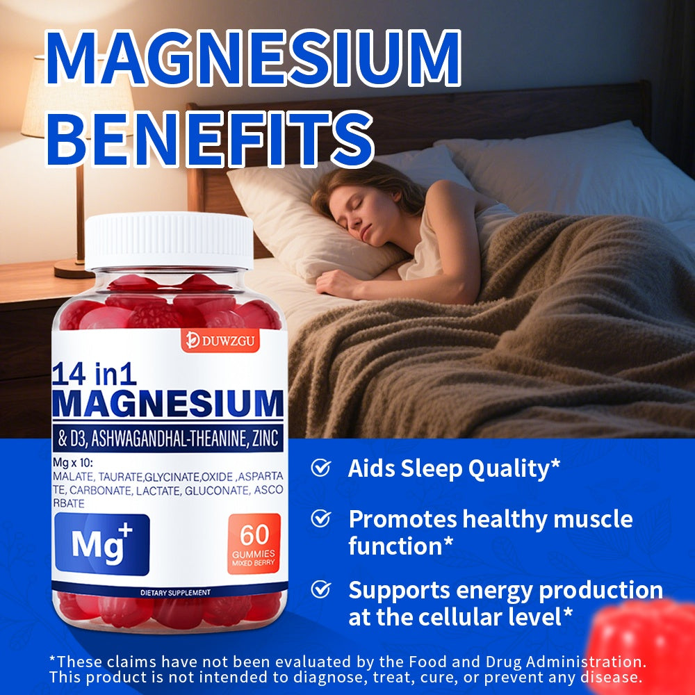 Magnesium Supplement Gummy Candies - Natural Health Support