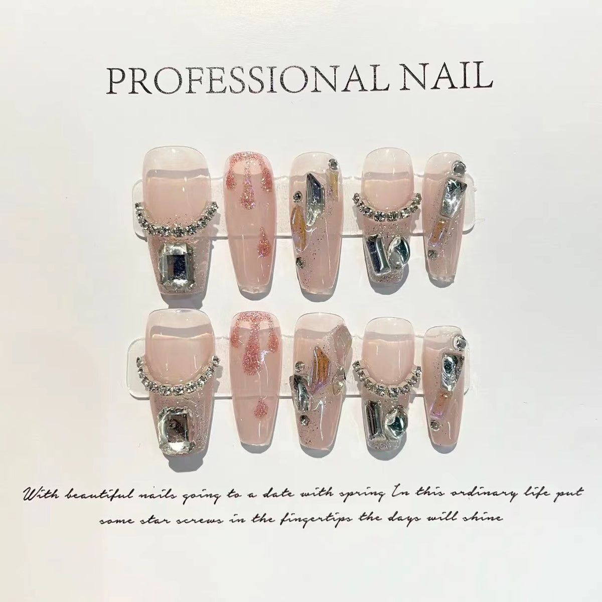 Nail Stickers Removable Patch - 10 Pair Set