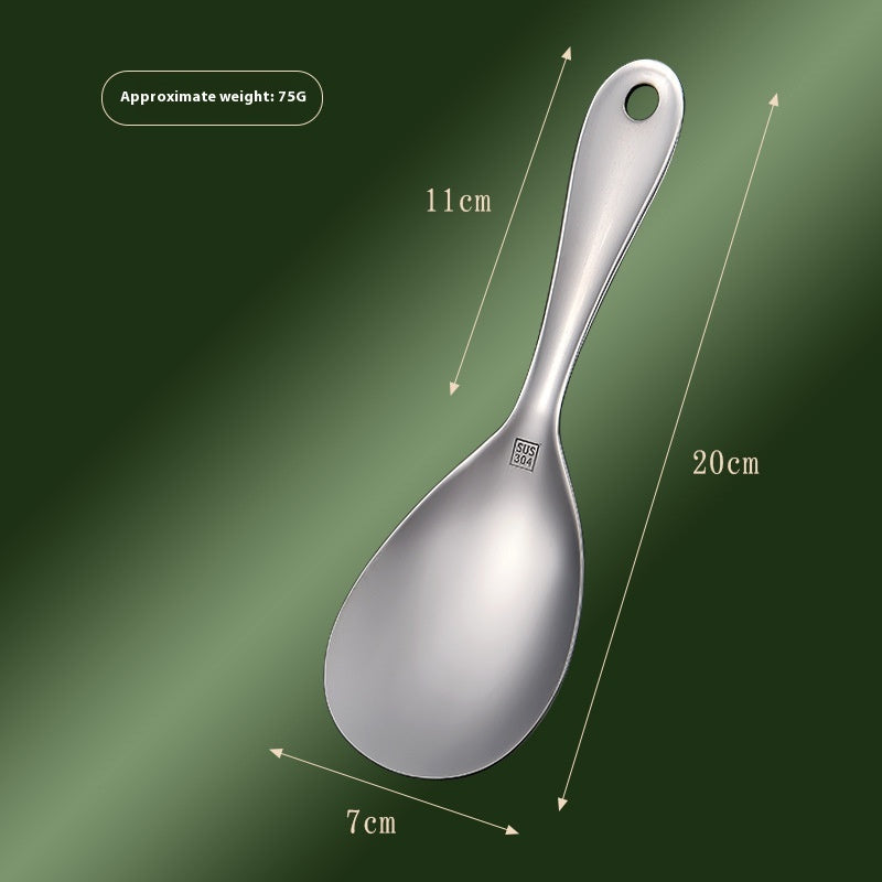 Stainless Steel Meal Spoon - Heavy Duty Kitchen Utensil 304 Steel
