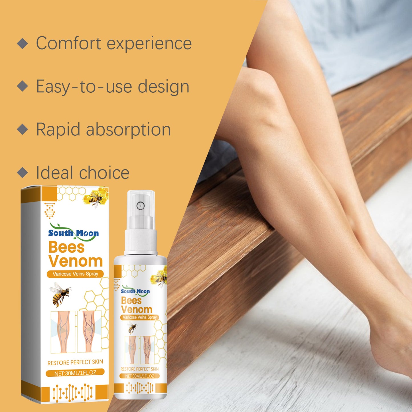 Leg Vein Repair Spray - Herbal Soothing Relief for Daily Use