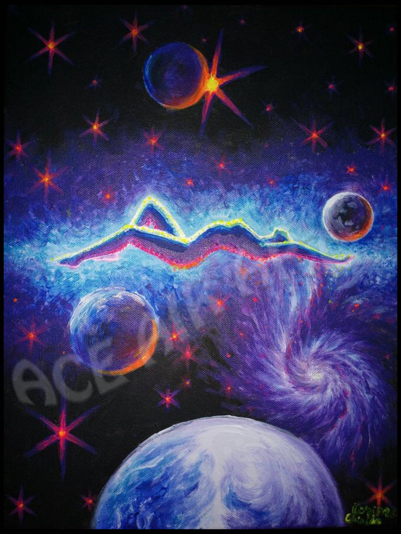 Starry Sky Diamond Painting Kit - Square or Round Canvas Art Set