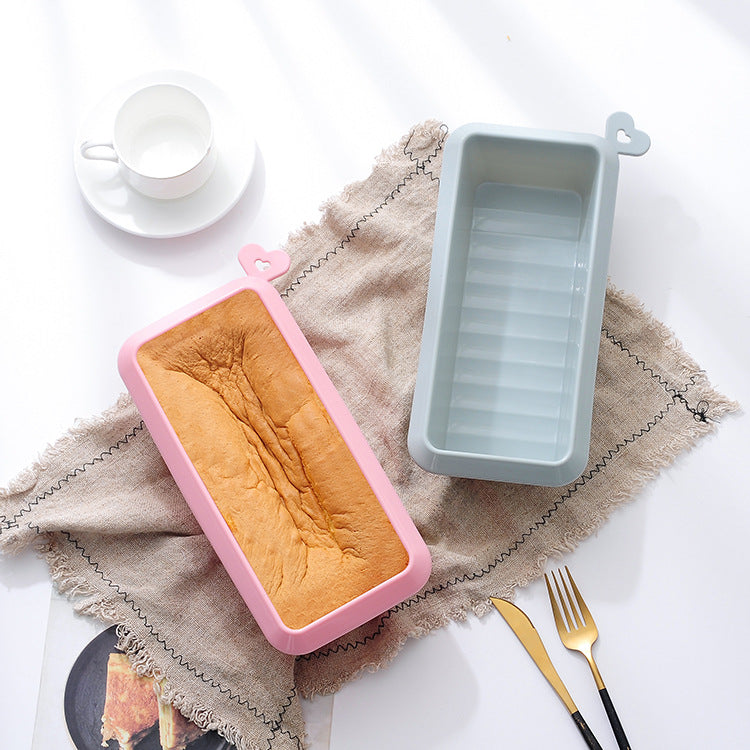 Silicone Rectangular Baking Pan Mold for Bread & Cake - Oven Safe