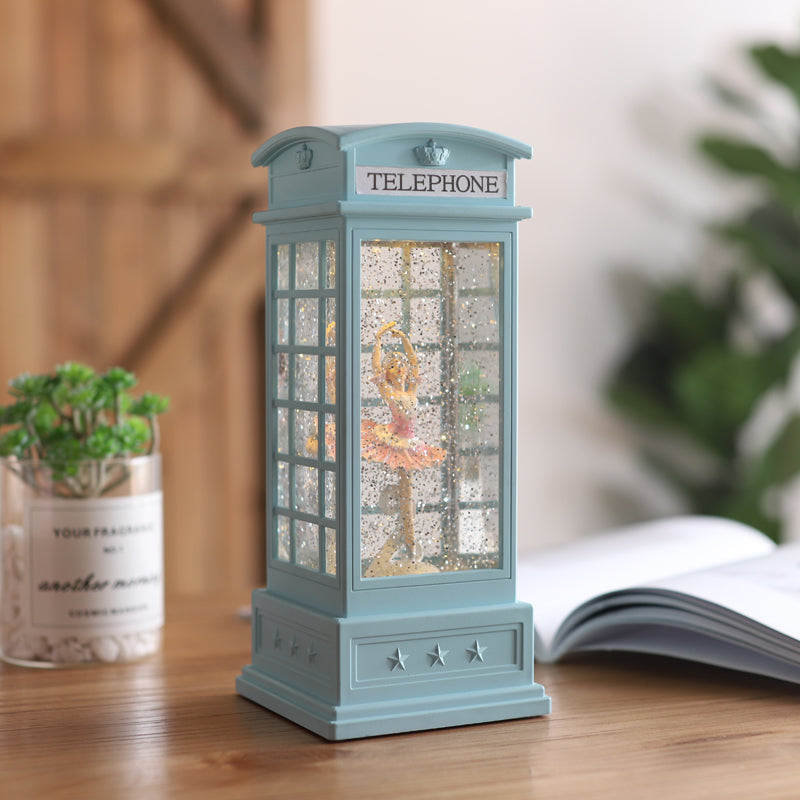 Music Box with Snow Globe - Home Decor & Festive Gift