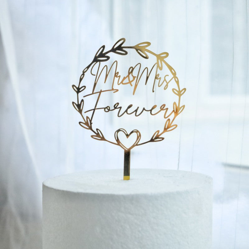 Wedding Proposal Acrylic Cake Insert - Love Heart Ring & More