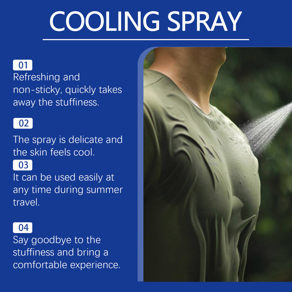 Cooling Body Spray with Menthol - 100ML