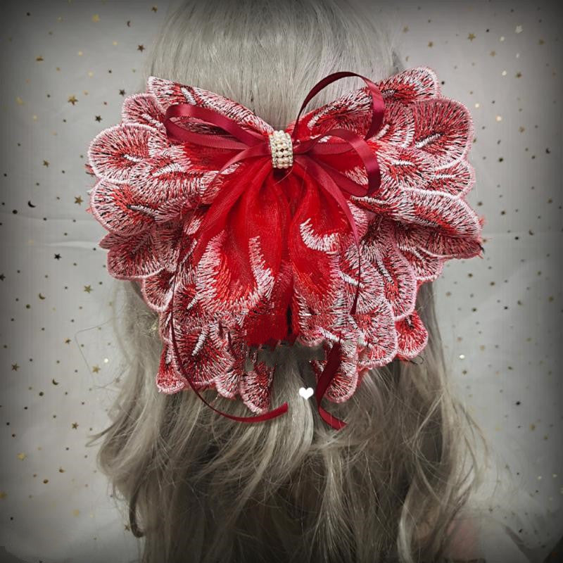 Sweet Bow Hair Clip Ponytail Hairpin - Multiple Styles