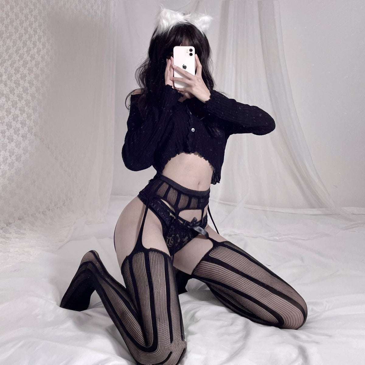 Garter Belt Open-End Slimming Lingerie Accessory for Women