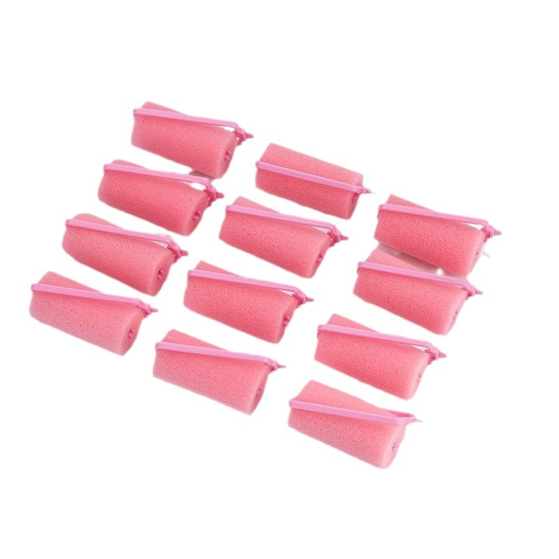 Big Wave Hair Curler Set - 12-Pack Silicone Sponge Stick Curling Tools