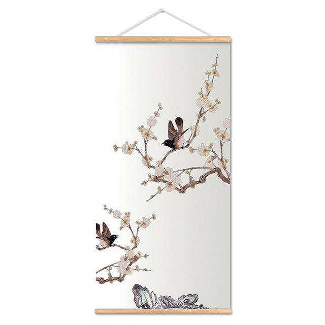 Modern Landscape Wall Art Mural Canvas for Home Decor – Frameless Fabric Painting