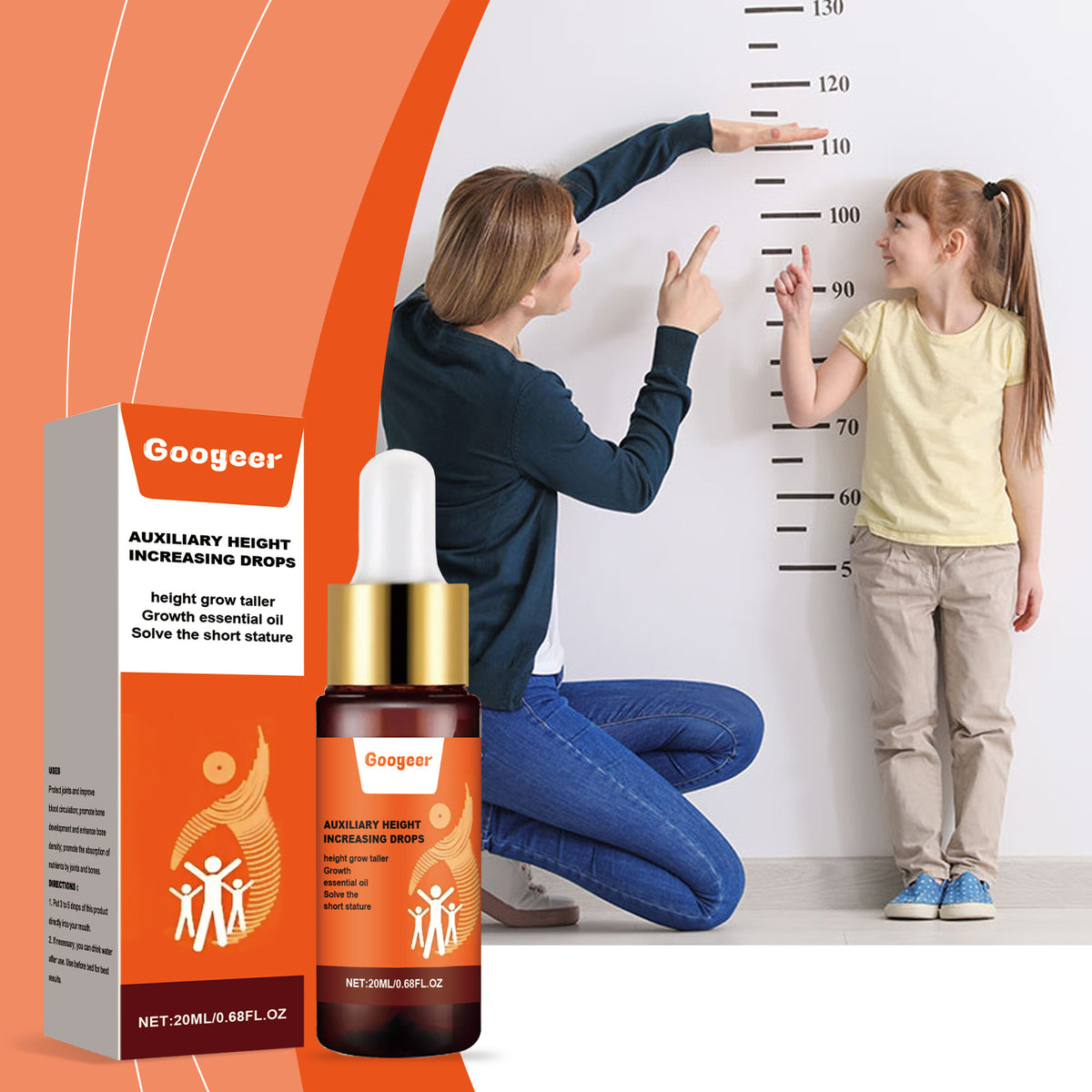 Googeer Auxiliary Height Increasing Drops Body Treatment