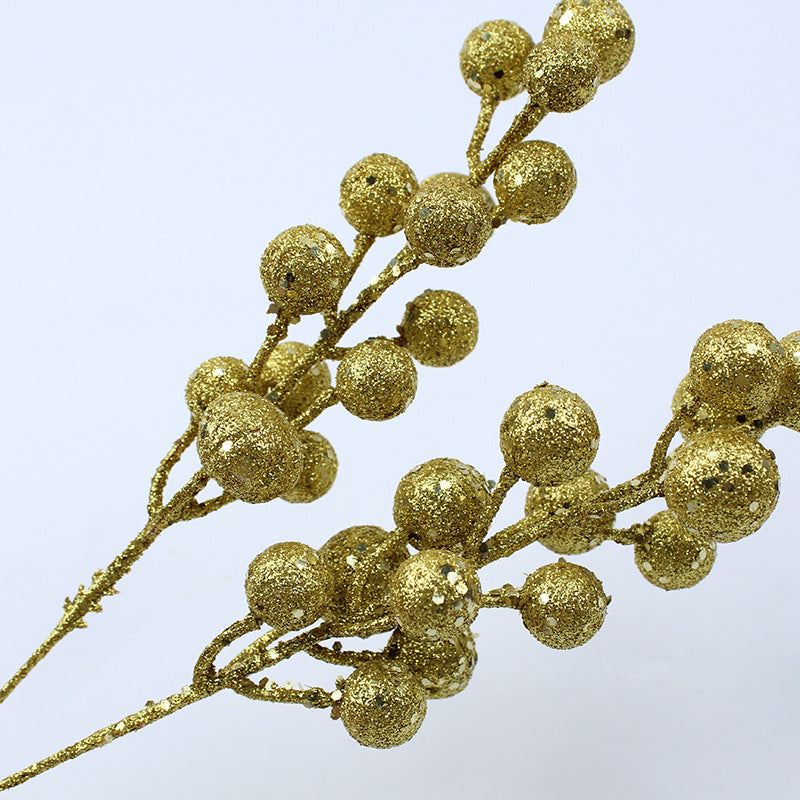 Christmas Foam Fruit Decoration with 14 Hawthorn Heads - Festive Party Supplies