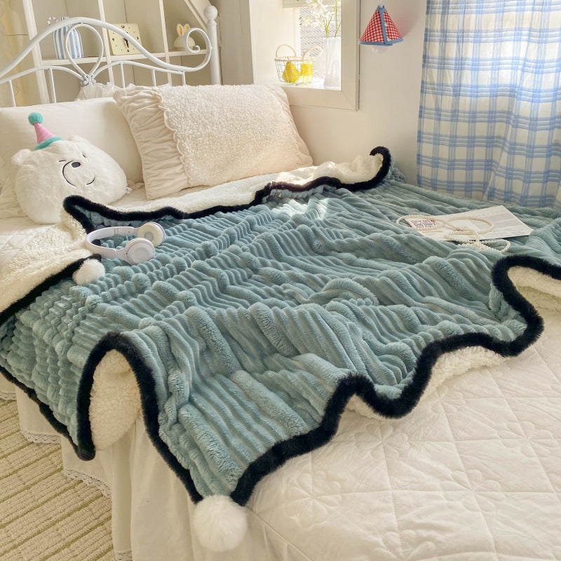 Multi-Size Soft Polar Fleece Blanket for All Seasons - Home Bedding