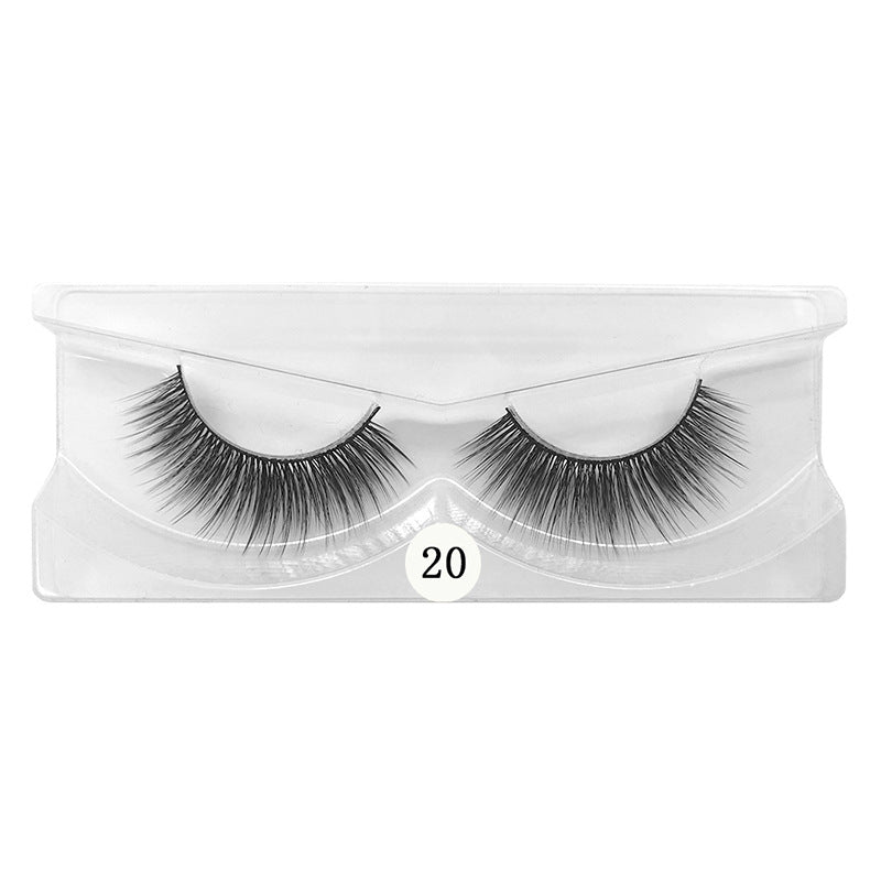 Multi-Layer 3D False Eyelashes Set Natural Volume Style - 1 Pair
