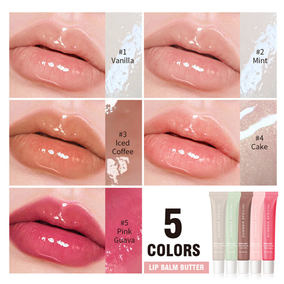 Nourishing Hydrating Tinted Lipstick & Lip Gloss Balm Set - Multiple Styles
