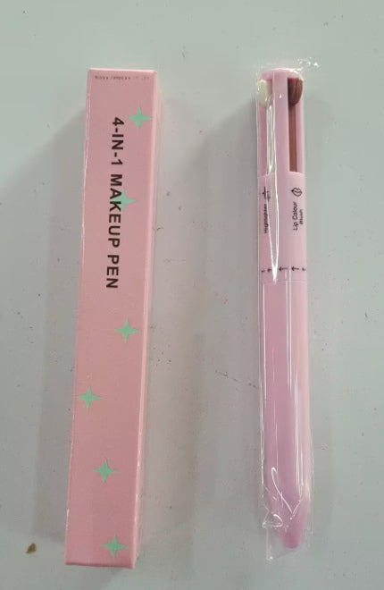Four-in-One Eyebrow Pencil Lip Gloss Eyeliner Makeup Pencil - Refill Pink