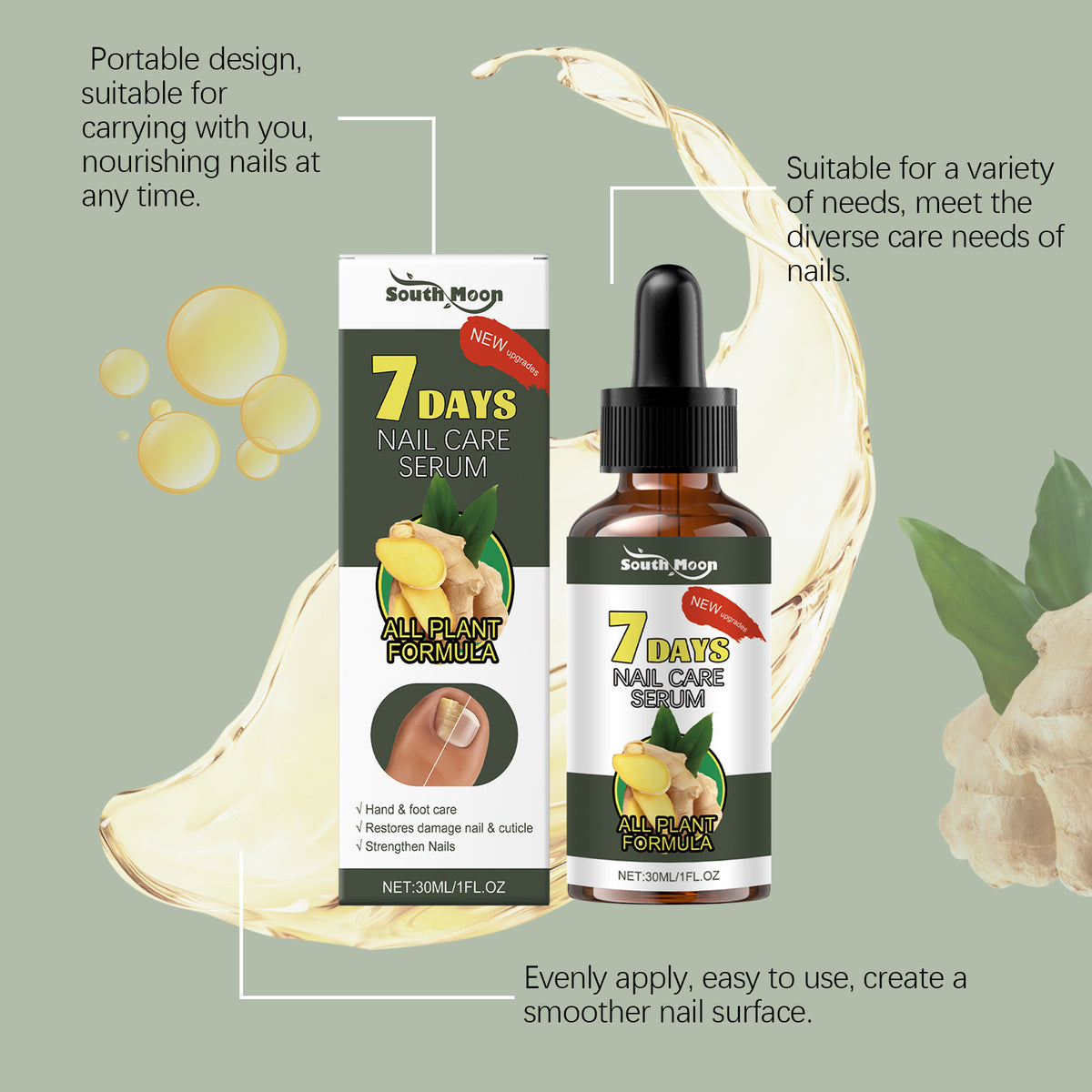 Ginger Nail Strengthening Liquid 30ml