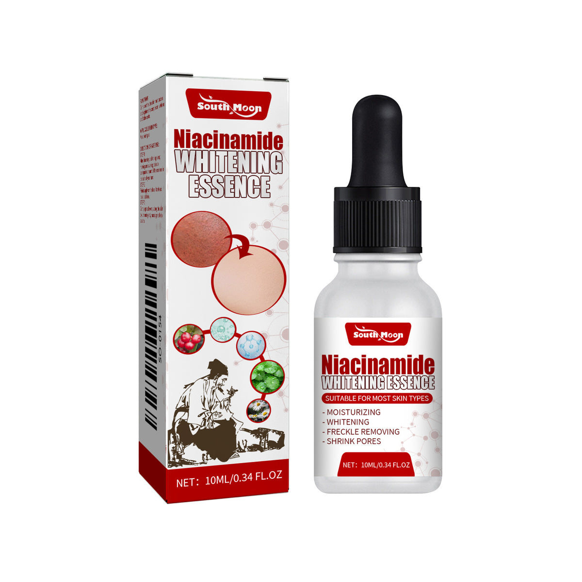 Nicotinamide Moisturizer for Facial Skin Hydration - 10ml