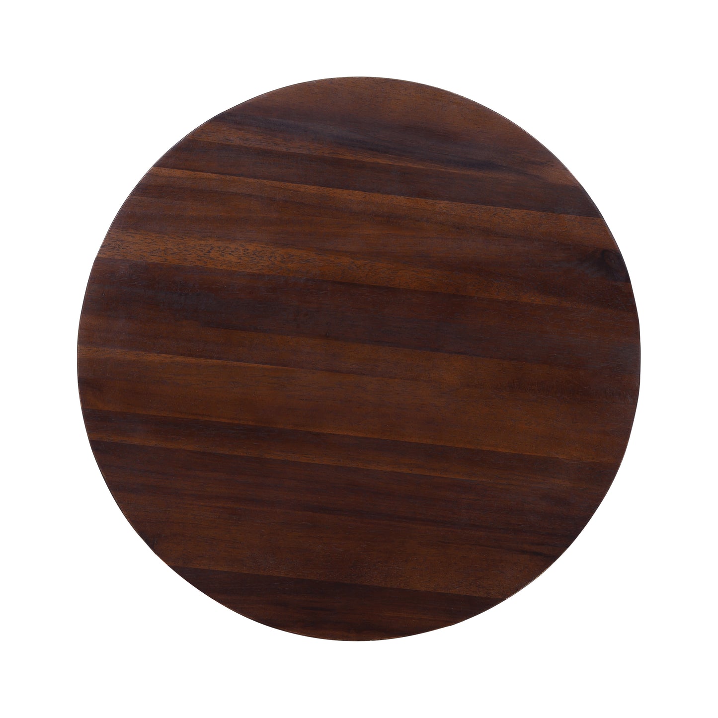 Dark Brown Solid Wood Side Table - Modern Outdoor Furniture