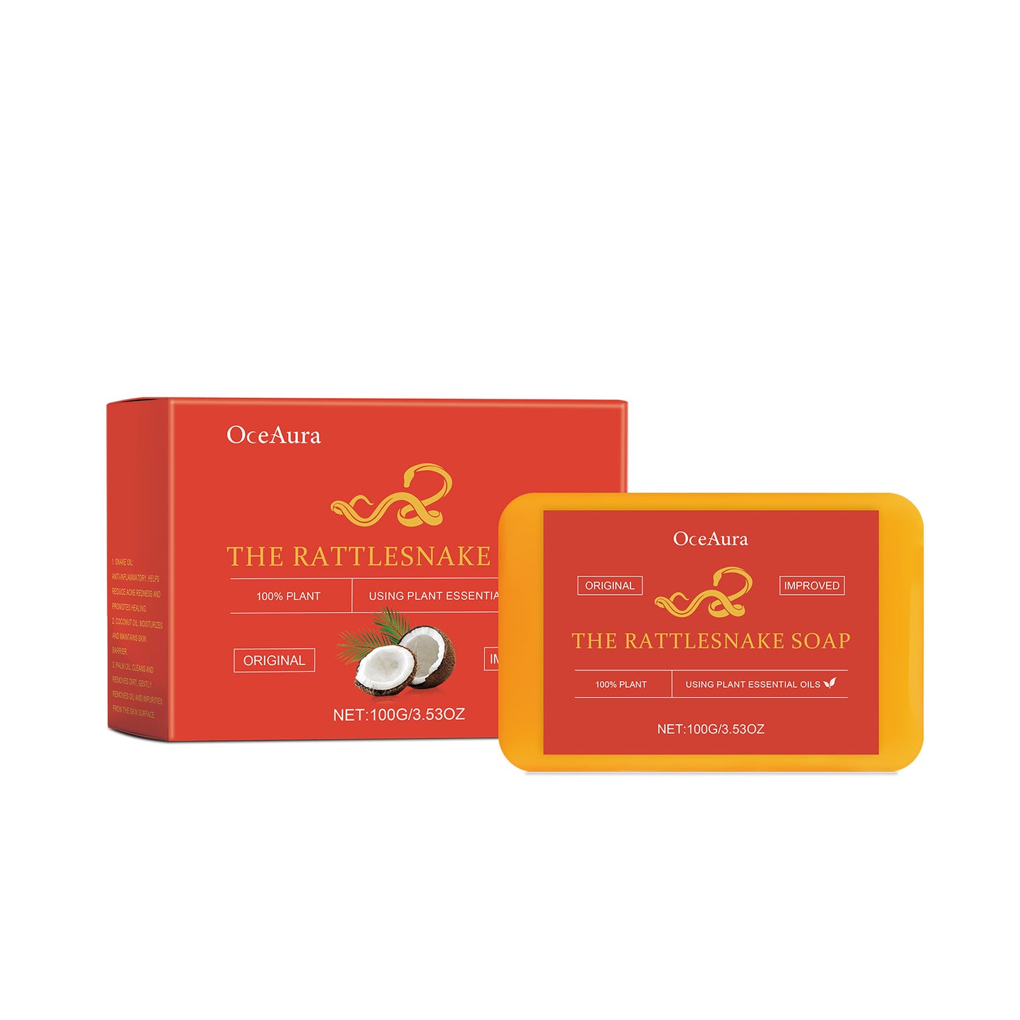 Anti-Acne Facial Cleansing Bar Soap with Essential Oils for Oily Skin