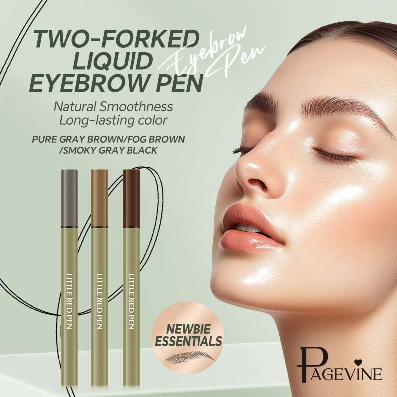 Waterproof Eyebrow Pencil & Fine Liquid Eyeliner Set - Not Smudge, 1-3 Colors