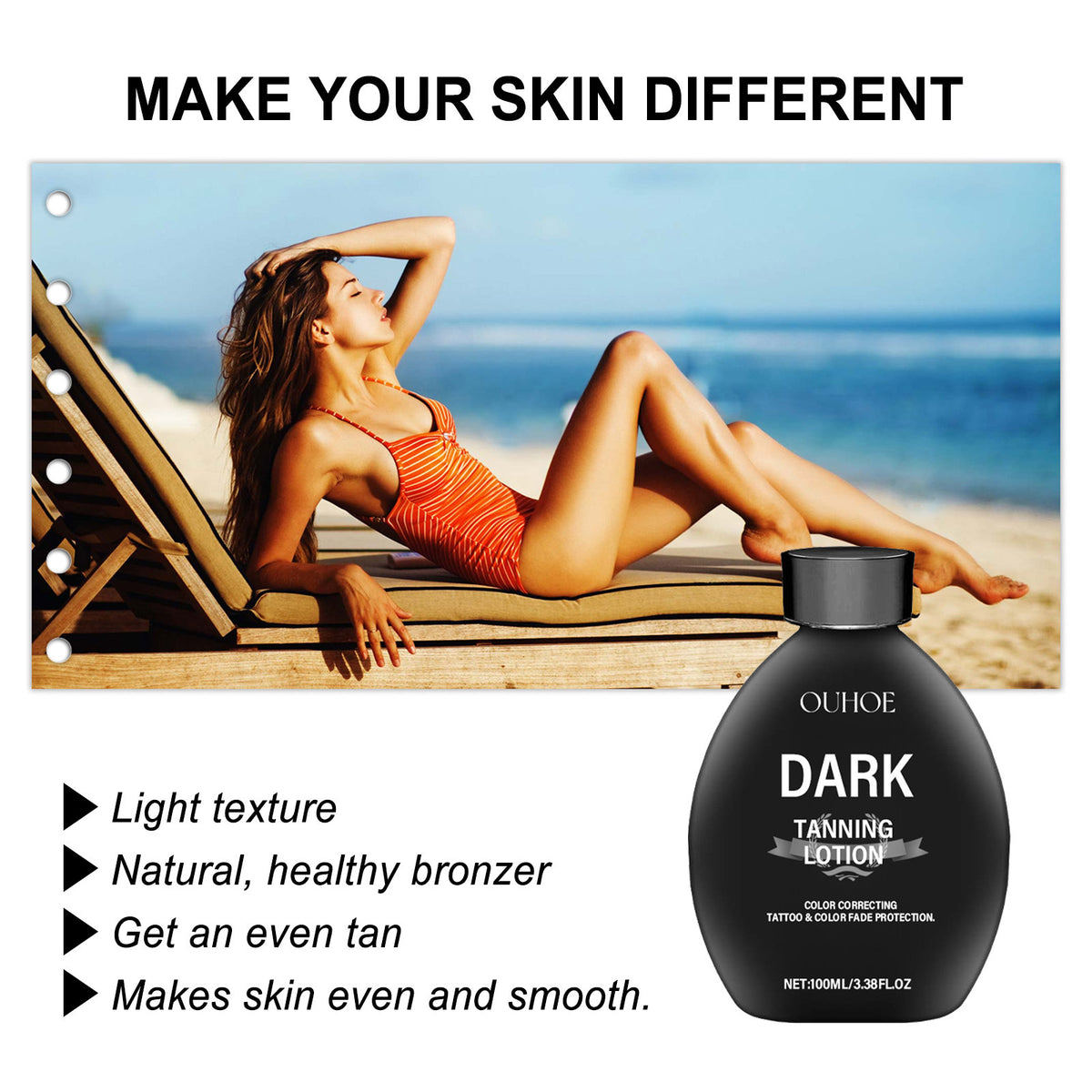 Summer Outdoor Sun Help Improve Skin Color Uneven Moisturizing Black