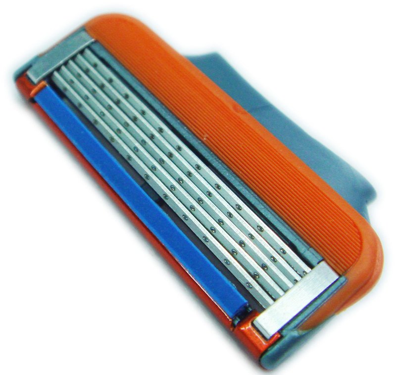Manual Razor Blade for Shaving - Five Layers, Photo Color Option