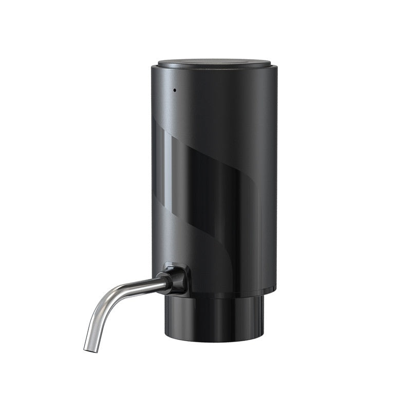 Electric Wine Decanter Pump Dispenser - One Touch Operation, 601-700ml, Black
