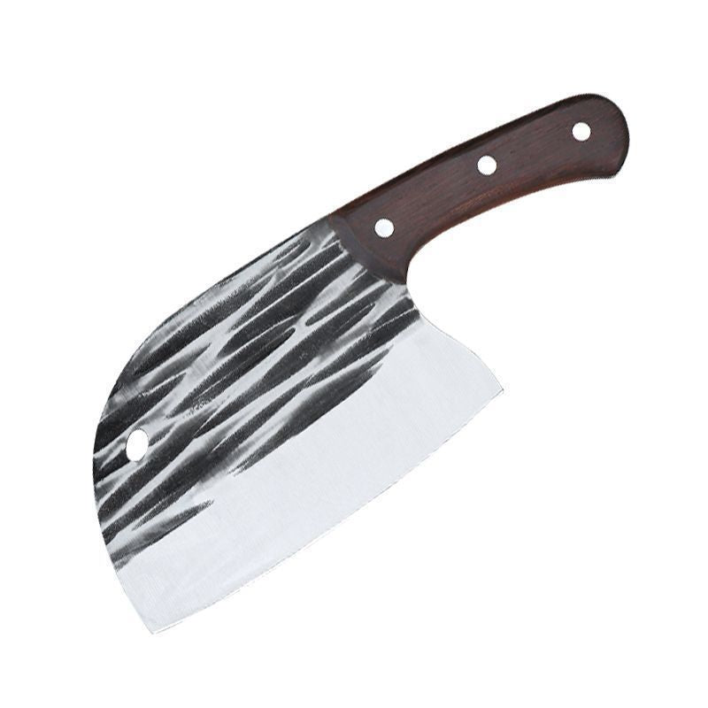 Fish Head Knife Stainless Steel Kitchen Cutting Tool - Forging Pattern, Multiple Thicknesses