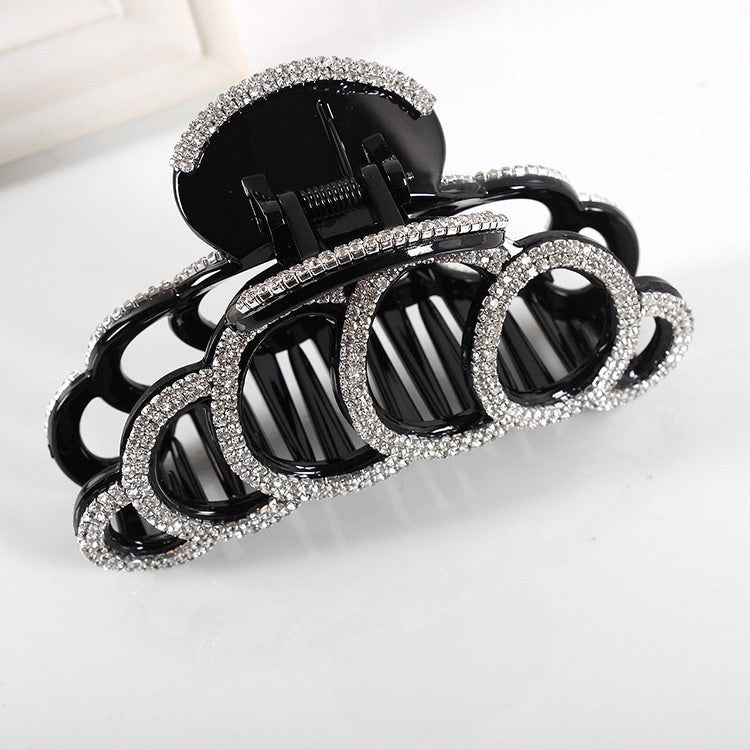 Rhinestone Hair Claw Clip - Handmade