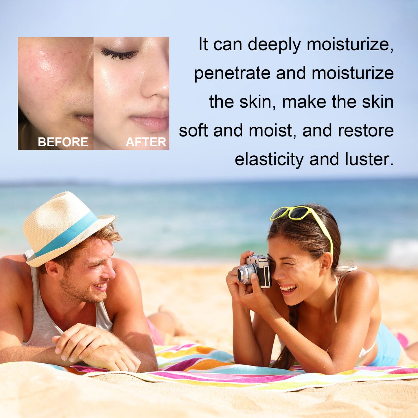 Moisturizing Sunscreen Lotion with Hyaluronic Acid & Panthenol