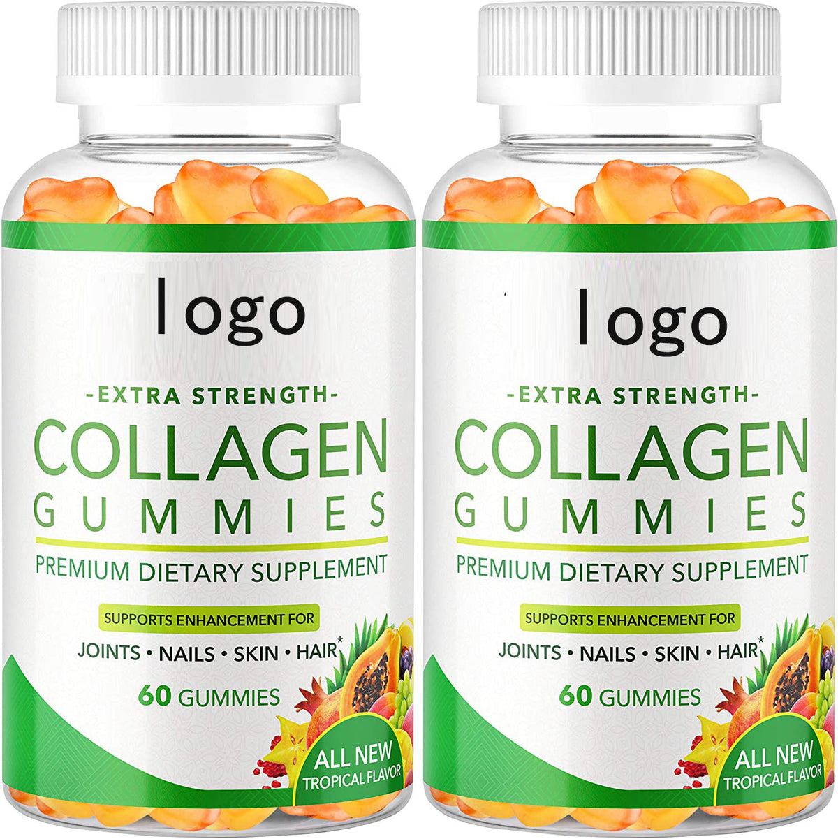 Collagen Soft Sweets - Fudge, 60 Gummies