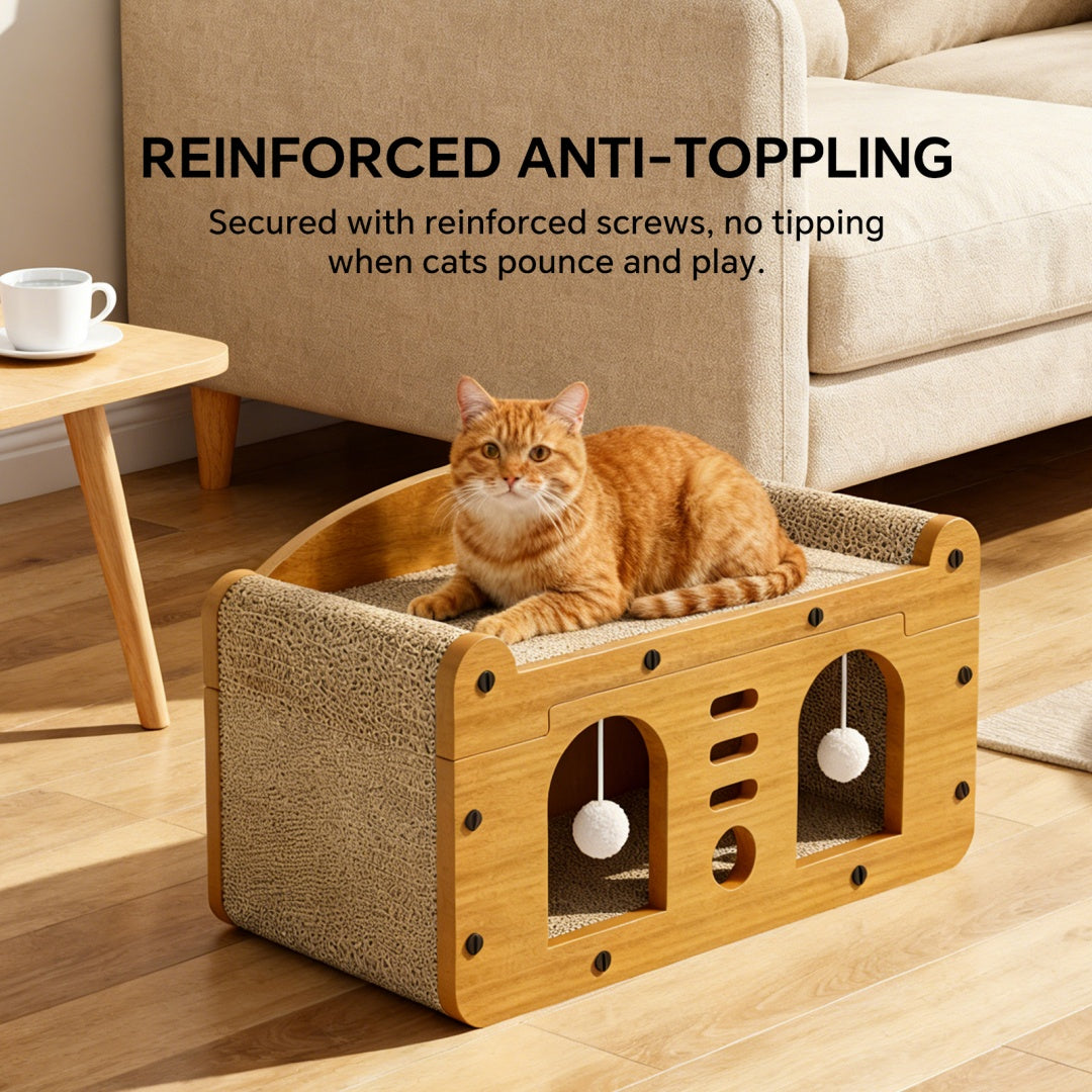 Self Pickup C-Shaped Sofa with Double Doors - 56cm Height, Pet Furniture