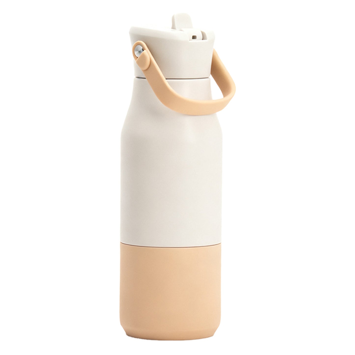 Insulated Stainless Steel Bottle with Detachable Handle - 650ml, Multiple Colors